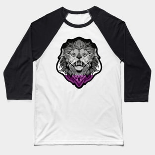 illustrated LION PRIDE series (asexual pride flag) Baseball T-Shirt